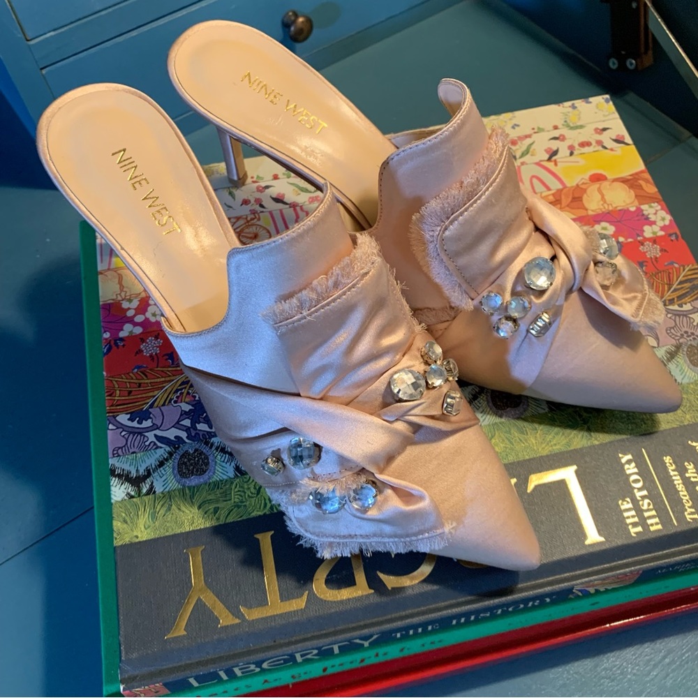 Nine West Satin Mules